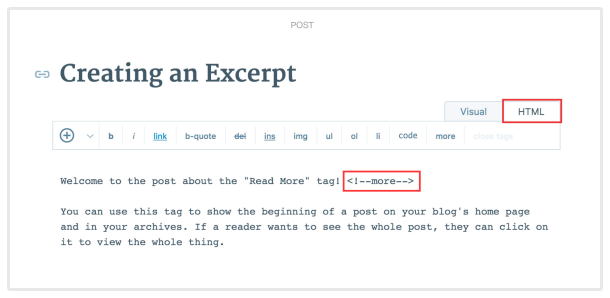 Adding a Read More Button 